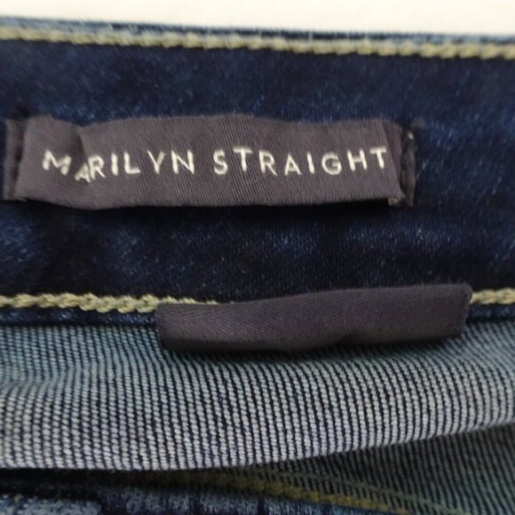 NYDJ Straight Leg Jeans Women's Plus Size 22W Blue Stretch Denim Marilyn - Picture 8 of 13